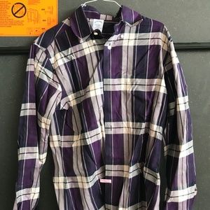 Purple Brooks Brothers Flannel